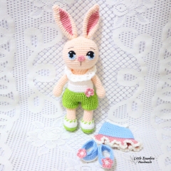 Dress Up Bunny Amigurumi amigurumi by Little Bamboo Handmade
