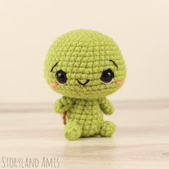 Tuck the Baby Tortoise amigurumi pattern by Storyland Amis