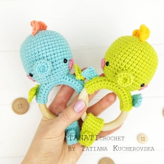 Seahorse crochet set amigurumi pattern by TANATIcrochet