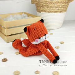 Comforter Fox amigurumi pattern by TANATIcrochet