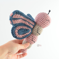 Ava the Butterfly amigurumi by Elisas Crochet