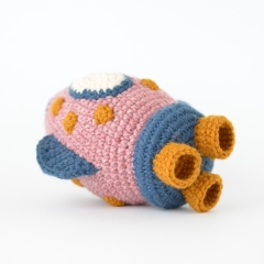 Spaceship amigurumi pattern by Elisas Crochet