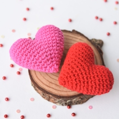 Little amigurumi heart on a stick amigurumi pattern by lilleliis
