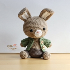 Benjamin the Bunny amigurumi by Little Muggles