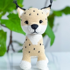 Lydia the lynx amigurumi pattern by Handmade by Halime