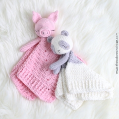 Sleepy Baby Lovey Crochet Bundle  amigurumi by THEODOREANDROSE