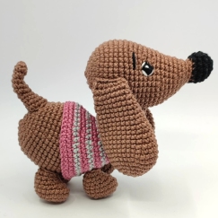 Crochet Dachshund Dog Pattern