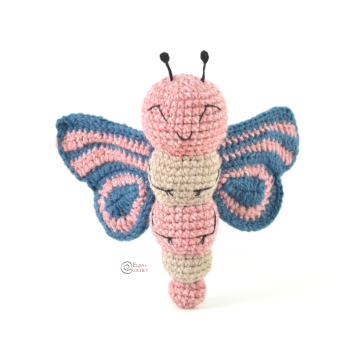 Ava the Butterfly amigurumi pattern by Elisas Crochet