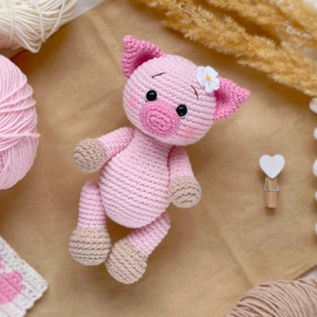 Little piggy  amigurumi pattern by Knit.friends
