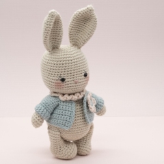 Basil the bunny rabbit amigurumi pattern by LittleAquaGirl