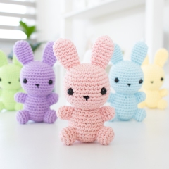 Baby Rabbit amigurumi pattern by Bunnies and Yarn