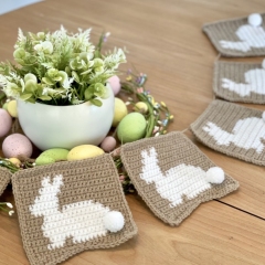 Easter Bunny Bunting amigurumi pattern by Crochet to Play