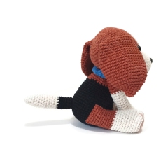Beagle Beethoven amigurumi by Crochetbykim