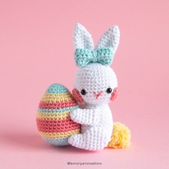 Easter Bunny amigurumi pattern by Lemon Yarn Creations