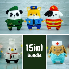 15 Animals Bundle amigurumi pattern by Lennutas