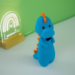 Jasper the Dinosaur amigurumi by Lennutas