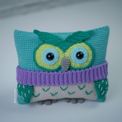 Owl The Pillow amigurumi pattern by Lennutas