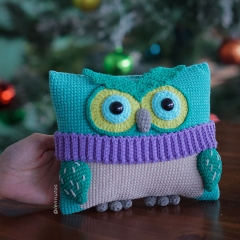 Owl The Pillow amigurumi by Lennutas