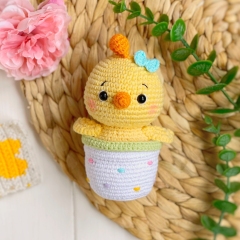 Easter friends: bunny, sheep, chick amigurumi by Knit.friends
