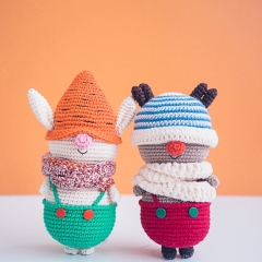 Easter Bunny Gnome amigurumi by Mumigurumi