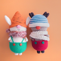 Easter Bunny Gnome amigurumi pattern by Mumigurumi
