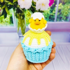 Easter cupcake bundle amigurumi by Fluffy Tummy