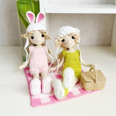 Easter picnic amigurumi pattern by Fluffy Tummy