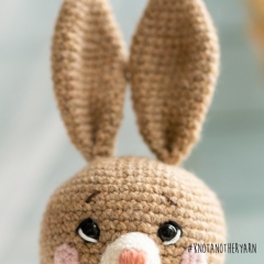 Noah the Easter Bunny amigurumi by Knotanotheryarn