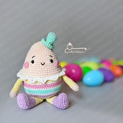 Humpty Dumpty Easter  amigurumi pattern by CraftyGibbon