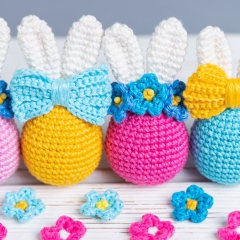 Eggs Bunnies amigurumi pattern by Mufficorn