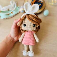 Astrid the bunny girl amigurumi by Crocheniacs