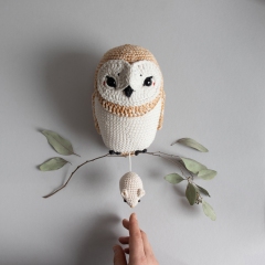 Barn Owl Olivia - Musical Toy amigurumi by Lalylala