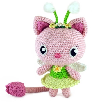 Kitty Fairy (Gabby's Dollhouse) amigurumi pattern by Sabrina Somers