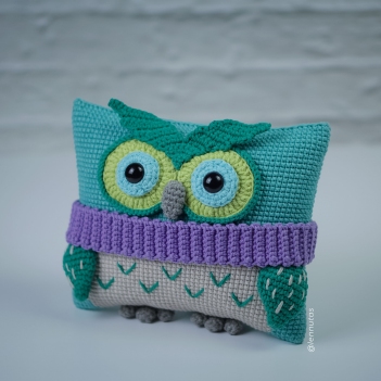 Owl The Pillow amigurumi pattern by Lennutas