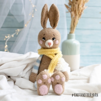 Noah the Easter Bunny amigurumi pattern by Knotanotheryarn