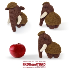 Woolly Mammoth - Ice Age Elephant amigurumi pattern by FROGandTOAD Creations
