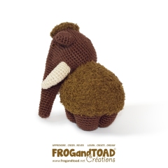 Woolly Mammoth - Ice Age Elephant amigurumi by FROGandTOAD Creations
