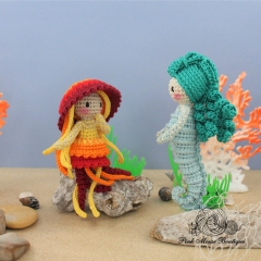 Mermaids - Marina, Sirena, Medusa amigurumi by Pink Mouse Boutique