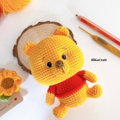 Winnie The Pooh amigurumi pattern by RikaCraftVN