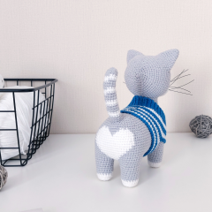 Cat Boris amigurumi pattern by Mommy Patterns