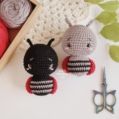 Jojo, the Ladybug amigurumi pattern by Ana Maria Craft