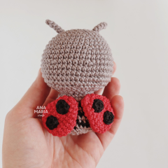 Jojo, the Ladybug amigurumi by Ana Maria Craft