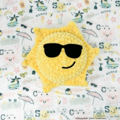 Big and Mini Plush Sun amigurumi pattern by Whimsical Yarn Creations