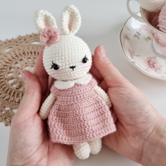 Little bunny in a dress amigurumi pattern by TwoLoops