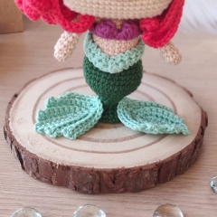 Princess Ariel amigurumi pattern by Crocheniacs