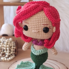 Princess Ariel amigurumi pattern by Crocheniacs