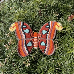 Atlas Moth amigurumi by MieksCreaties