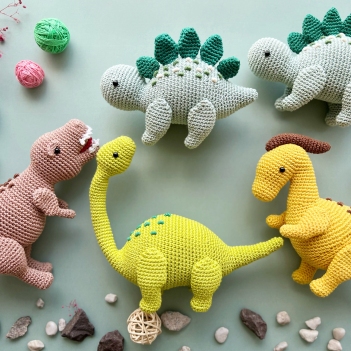 Crochet Dinosaurs amigurumi pattern by RNata