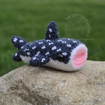Tiny Whale Shark amigurumi pattern by The Kotton Kaboodle
