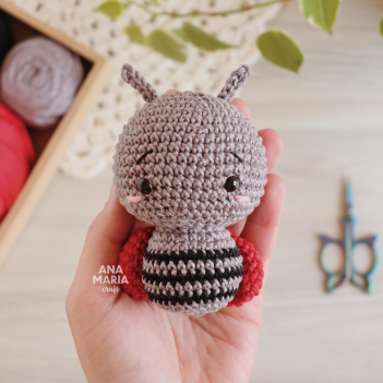 Jojo, the Ladybug amigurumi pattern by Ana Maria Craft